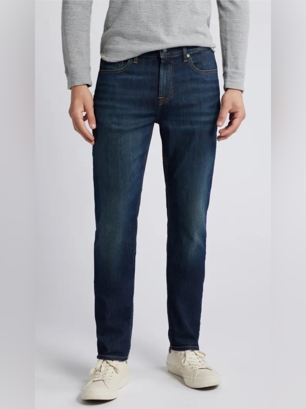 7 For All Mankind Slimmy Squiggle Slim Fit Jeans in Sirocco